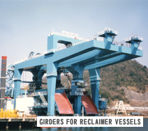 GIRDERS FOR RECLAIMER VESSELS