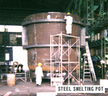 STEEL SMELTING POT